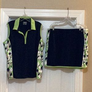 IZOD top & skort